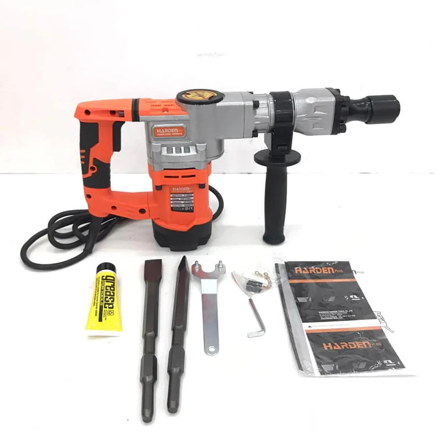 HARDEN 750812 750W 4-inch High-Speed Angle Grinder with Slim Grip and Side Handle